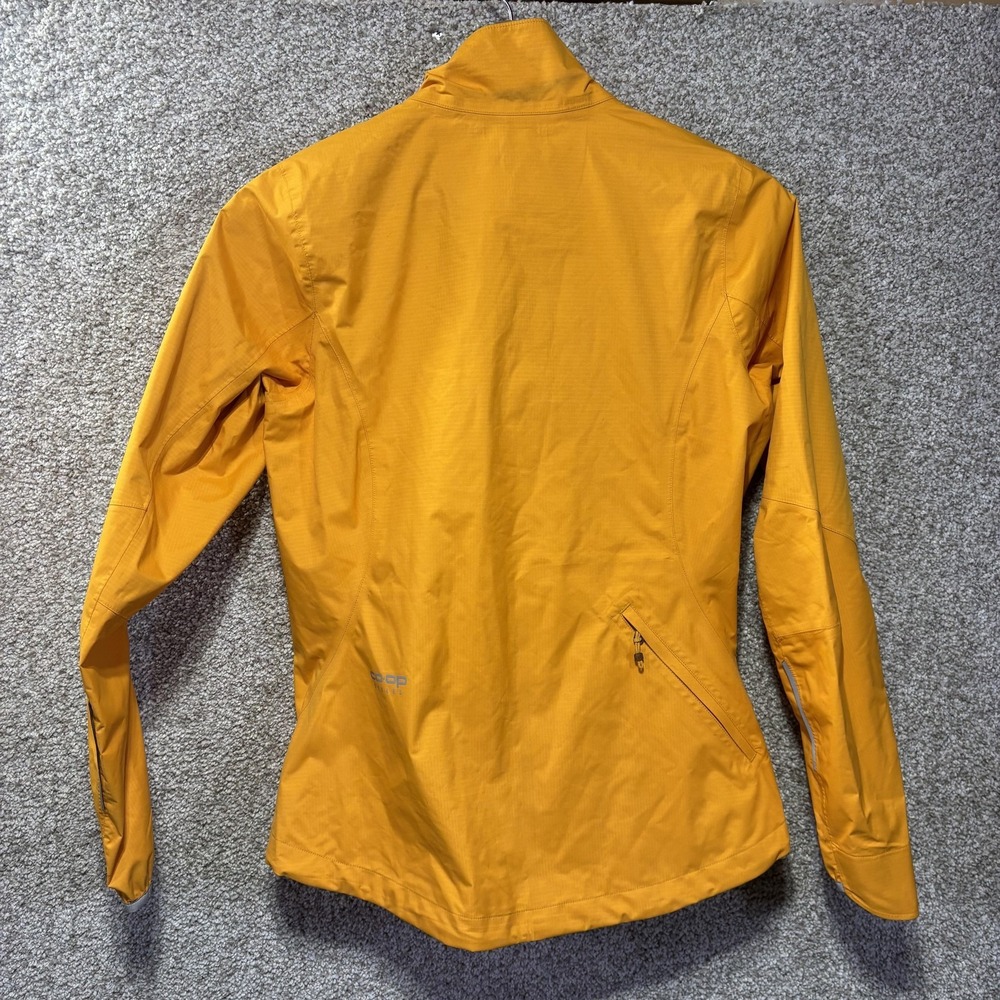 Co-op Cycles Cycling Jacket Womens XS Yellow Hi Vis Windshirt Zip Reflective - Picture 6 of 7